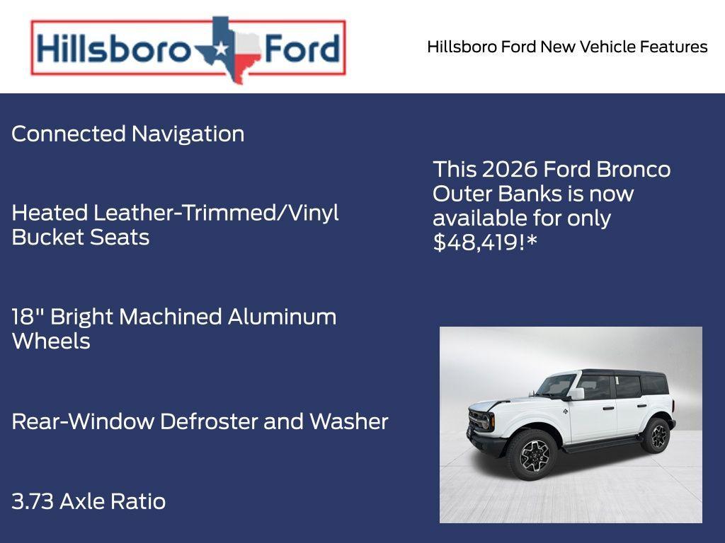 new 2026 Ford Bronco car, priced at $48,419
