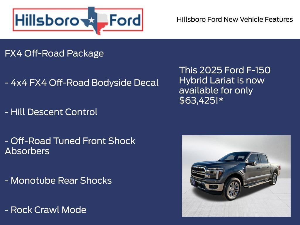 new 2025 Ford F-150 car, priced at $63,425