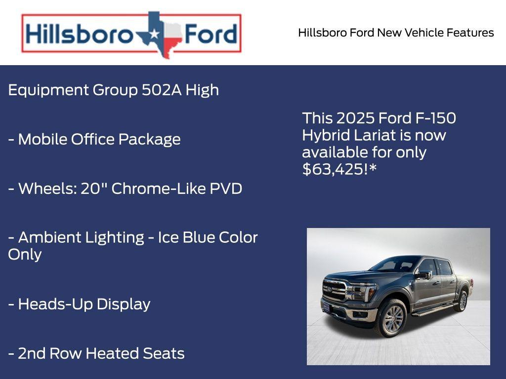 new 2025 Ford F-150 car, priced at $63,425