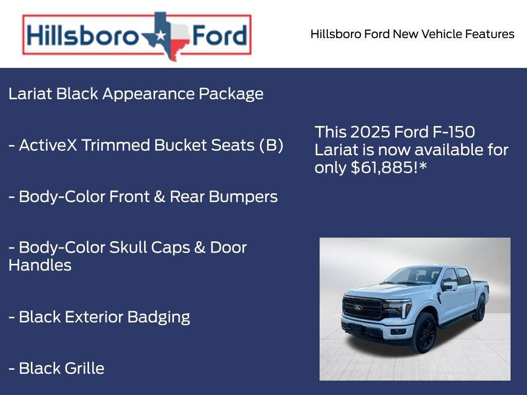 new 2025 Ford F-150 car, priced at $61,885