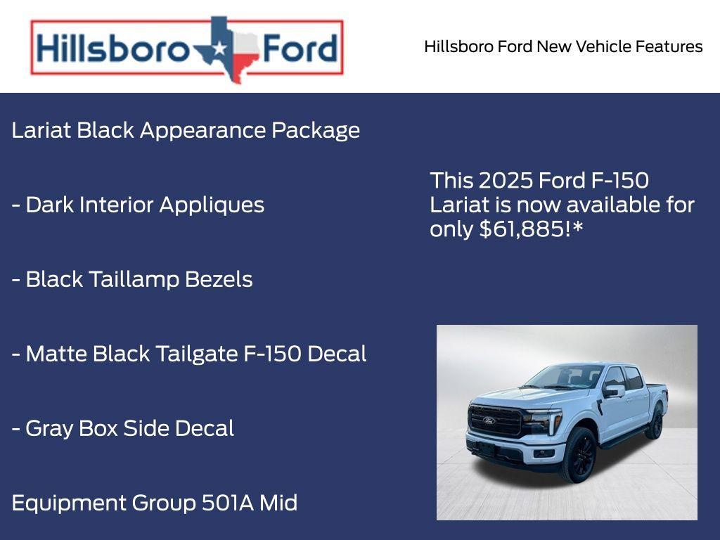 new 2025 Ford F-150 car, priced at $61,885