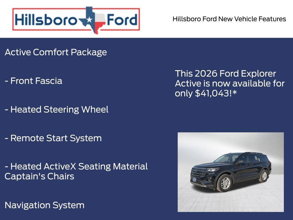 new 2026 Ford Explorer car, priced at $41,043