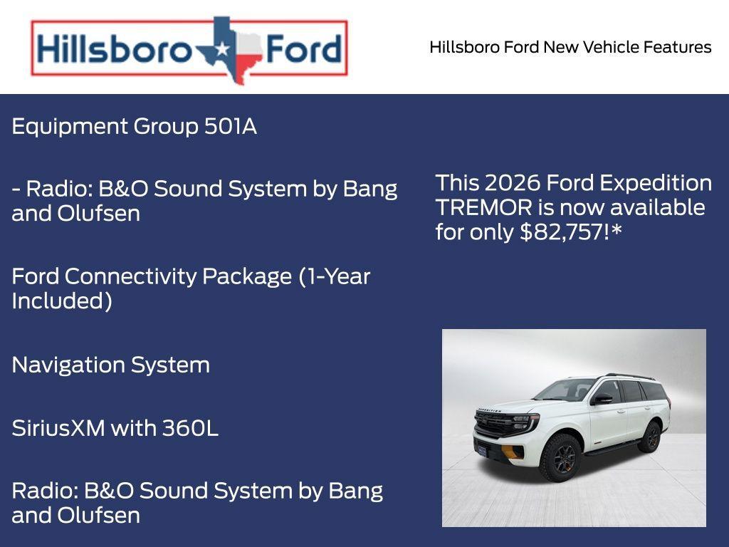 new 2026 Ford Expedition car, priced at $82,757