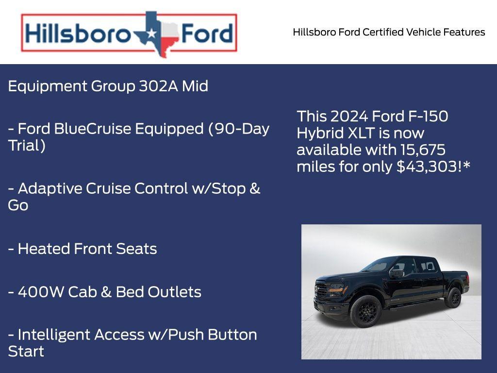 used 2024 Ford F-150 car, priced at $43,528