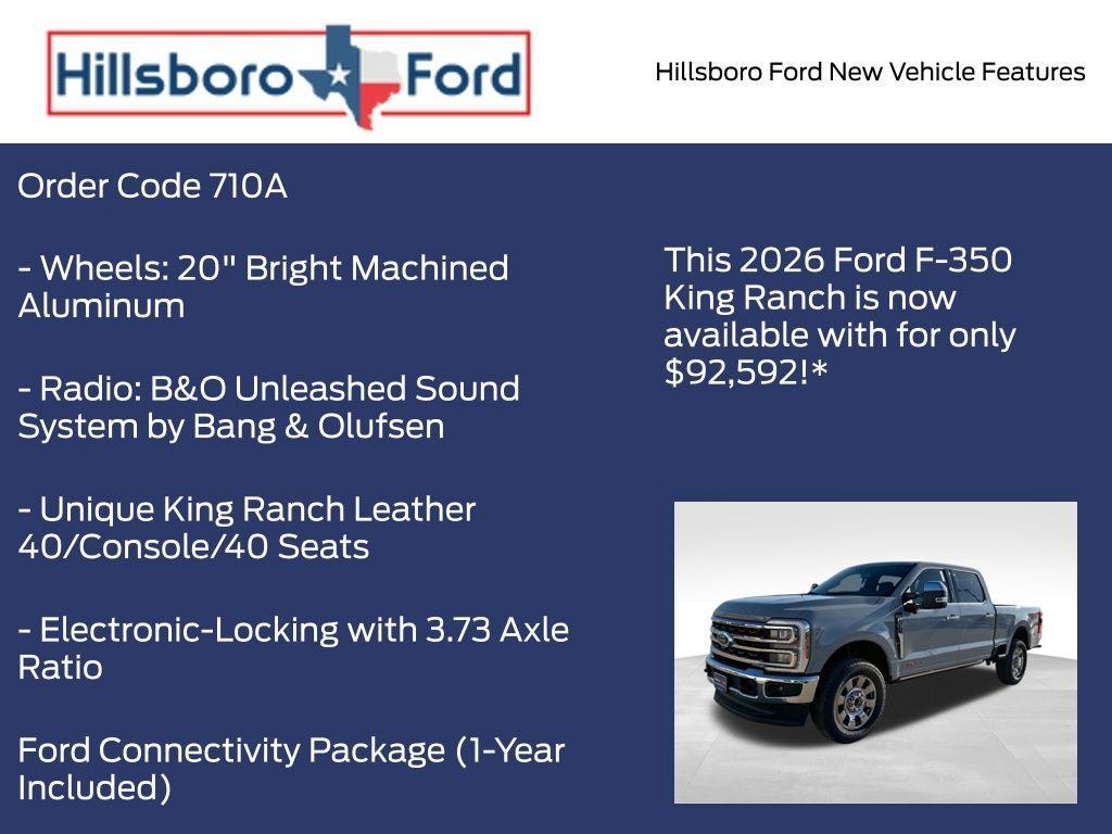 new 2026 Ford F-350 car, priced at $92,592
