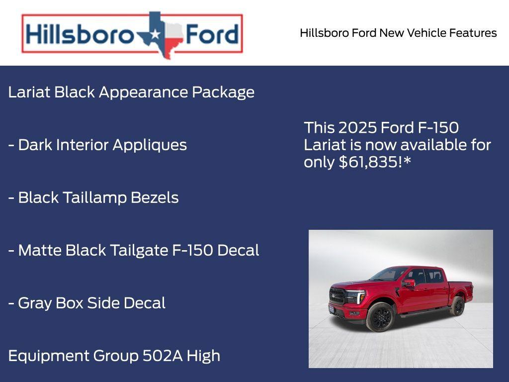 new 2025 Ford F-150 car, priced at $61,835
