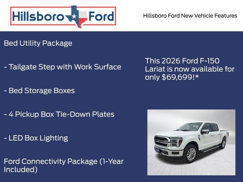 new 2026 Ford F-150 car, priced at $69,699