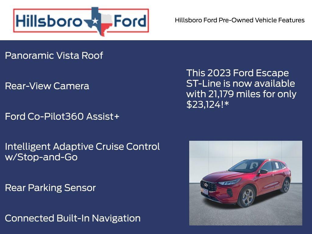 used 2023 Ford Escape car, priced at $23,124