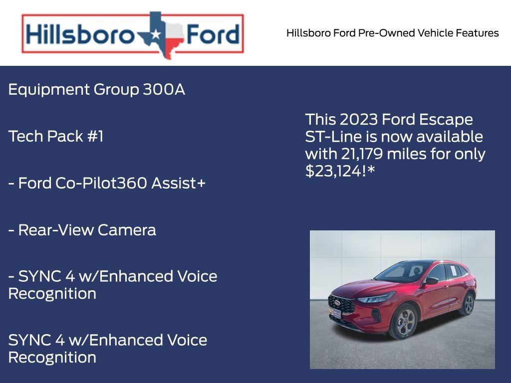 used 2023 Ford Escape car, priced at $23,124