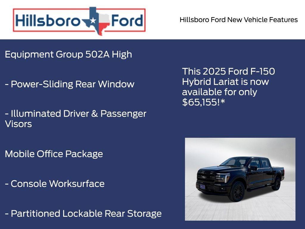 new 2025 Ford F-150 car, priced at $65,155