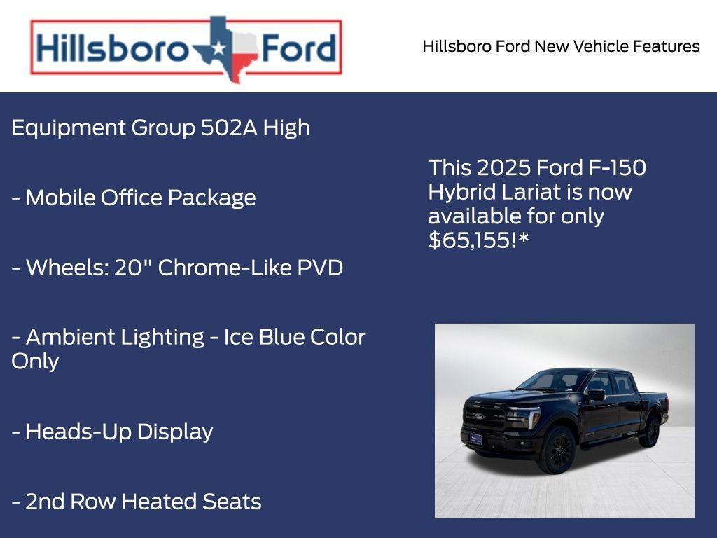 new 2025 Ford F-150 car, priced at $65,155