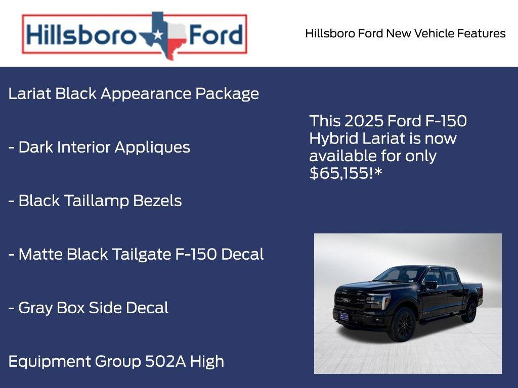 new 2025 Ford F-150 car, priced at $65,155