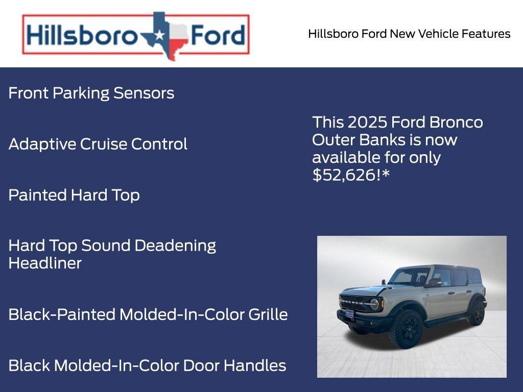 new 2025 Ford Bronco car, priced at $52,626