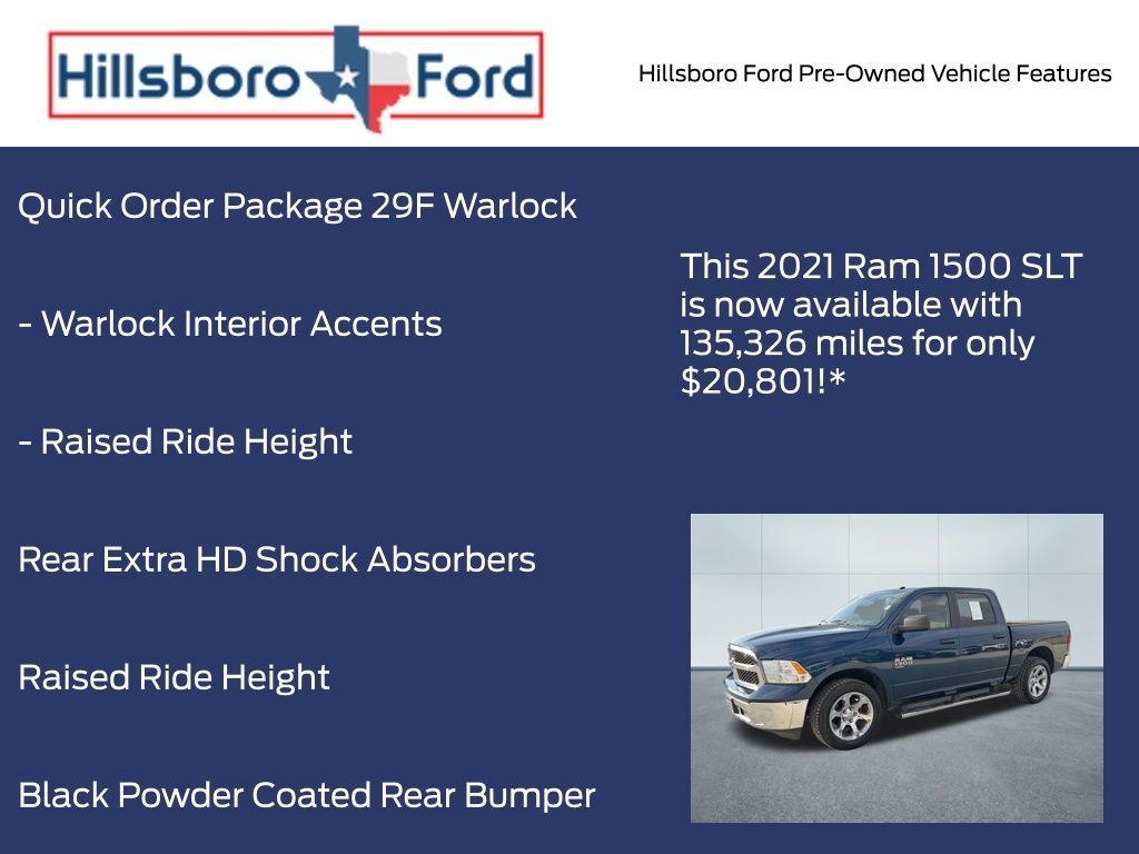 used 2021 Ram 1500 Classic car, priced at $20,801