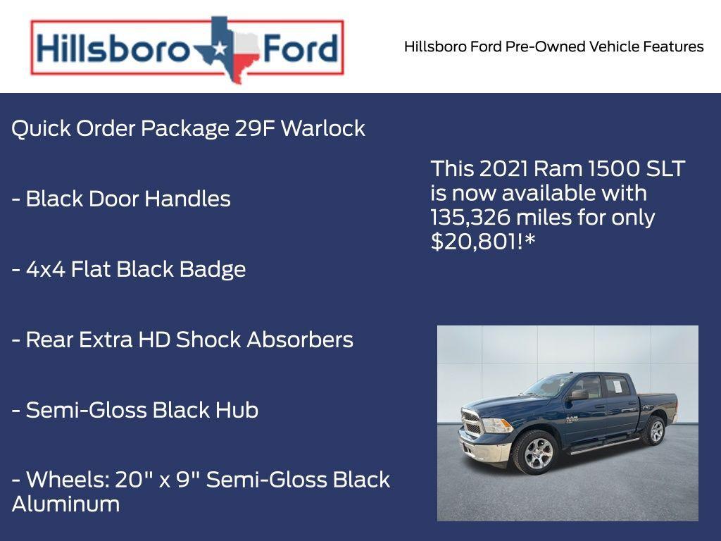 used 2021 Ram 1500 Classic car, priced at $20,801