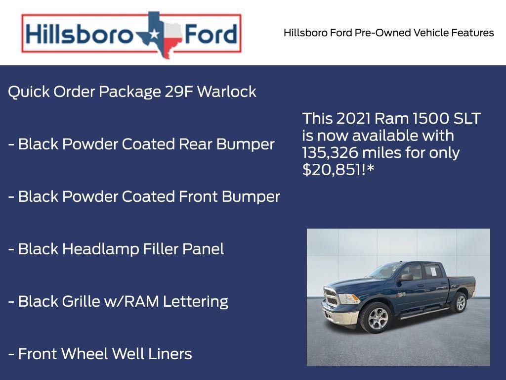 used 2021 Ram 1500 Classic car, priced at $20,851