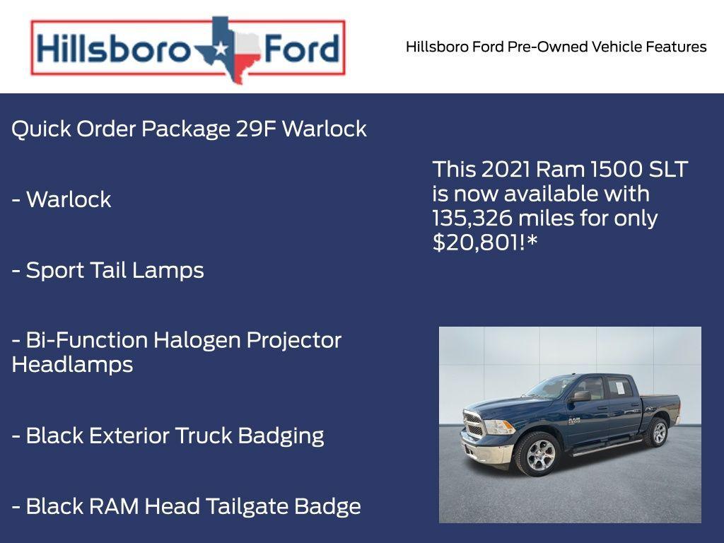 used 2021 Ram 1500 Classic car, priced at $20,801
