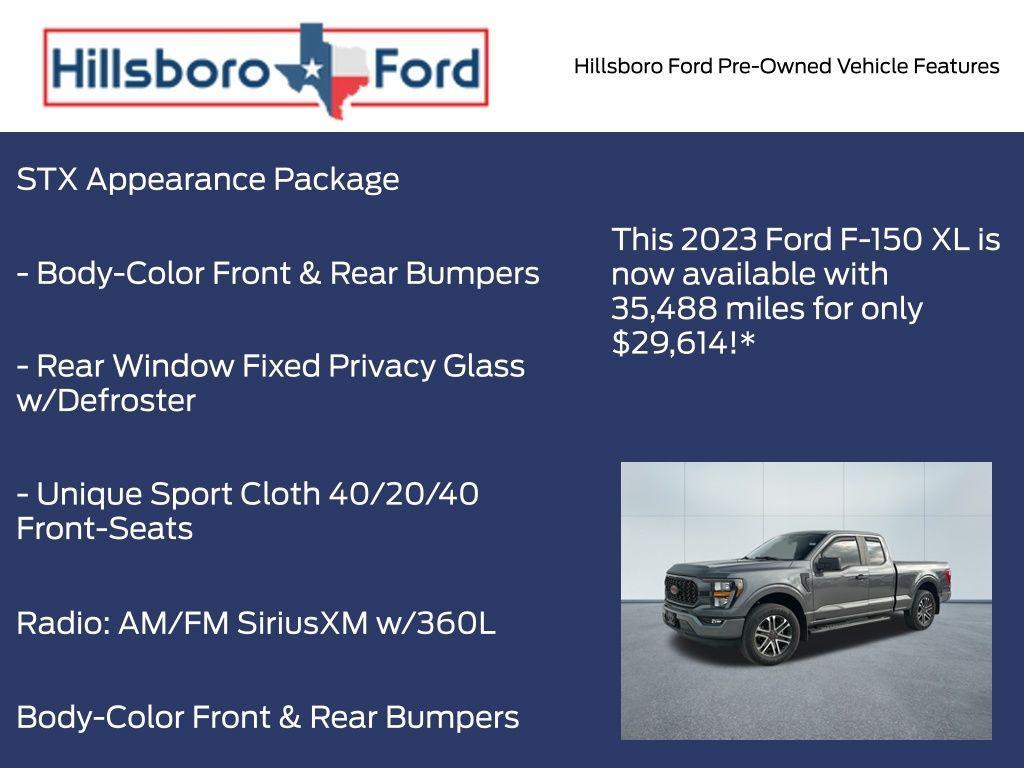 used 2023 Ford F-150 car, priced at $29,614
