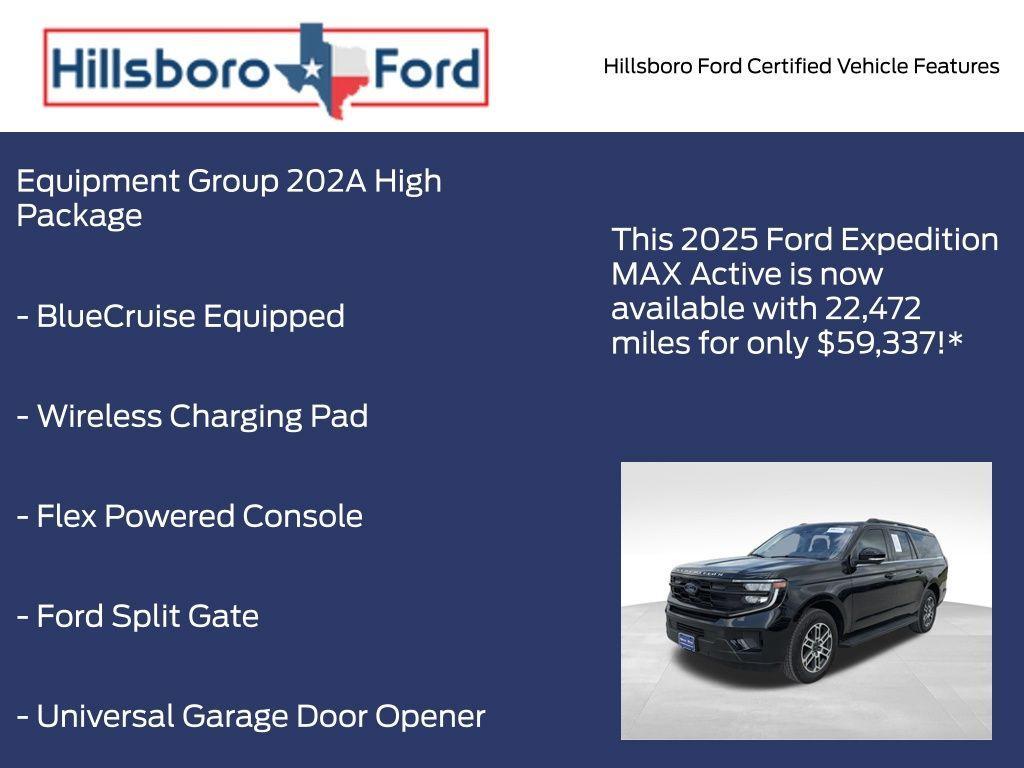 used 2025 Ford Expedition Max car, priced at $59,337