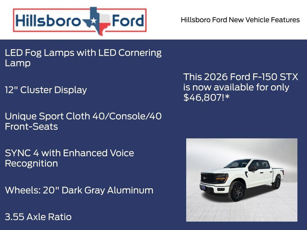 new 2026 Ford F-150 car, priced at $46,807