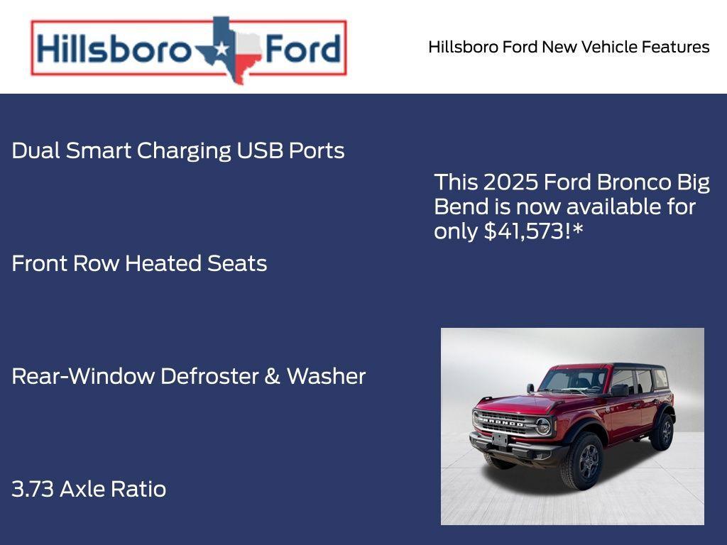 new 2025 Ford Bronco car, priced at $41,573