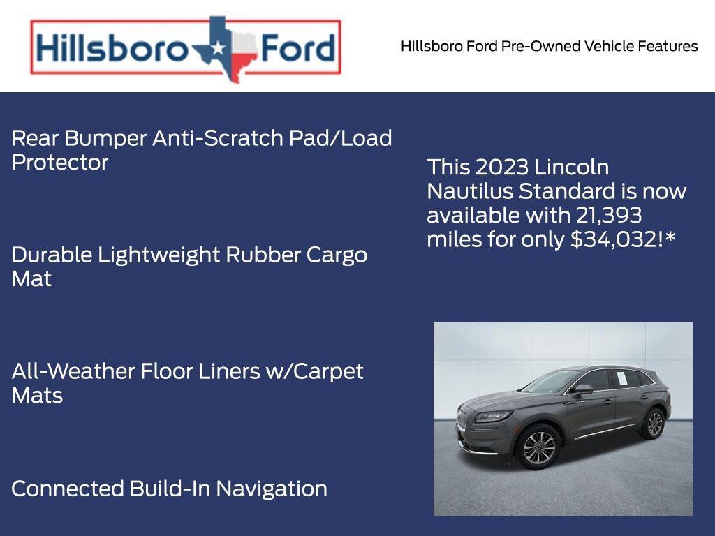 used 2023 Lincoln Nautilus car, priced at $34,032