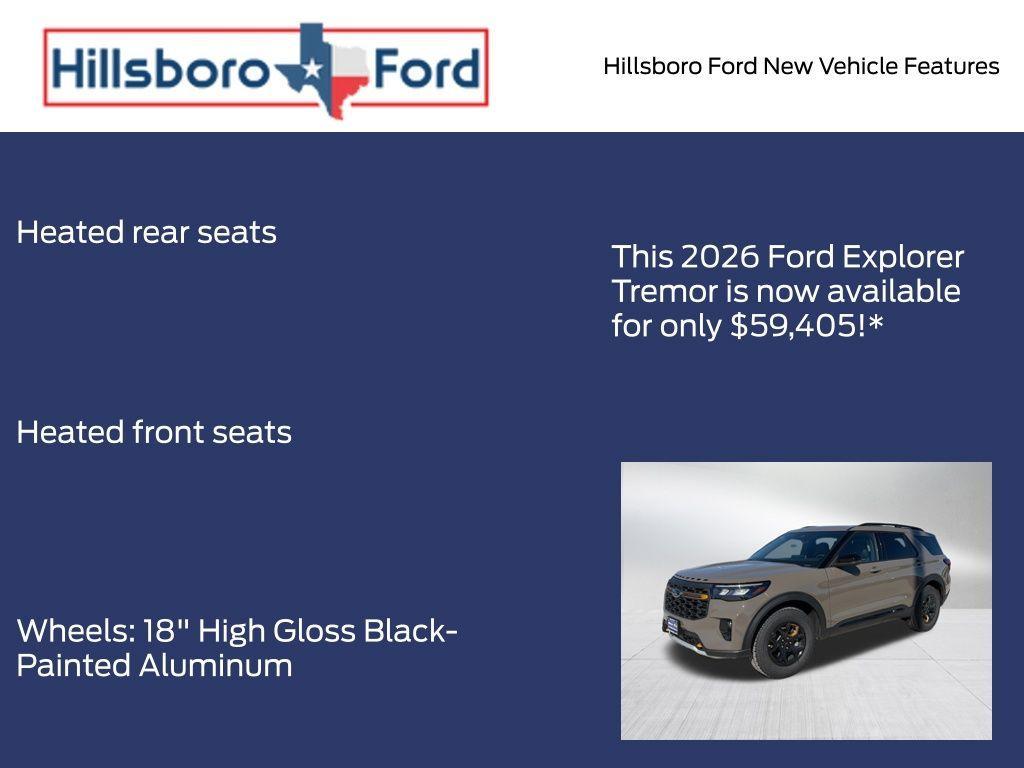 new 2026 Ford Explorer car, priced at $59,405