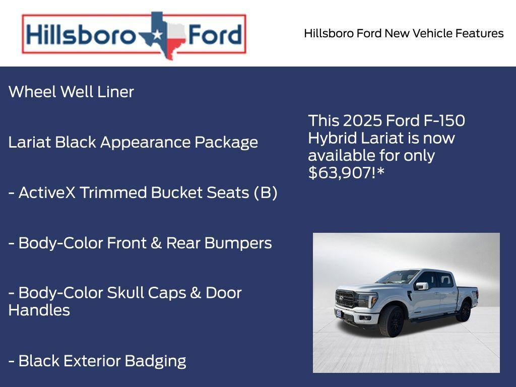 new 2025 Ford F-150 car, priced at $63,907
