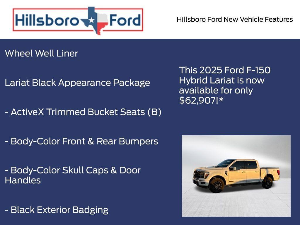 new 2025 Ford F-150 car, priced at $62,907