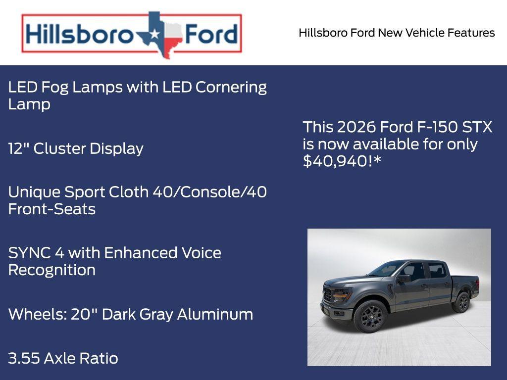 new 2026 Ford F-150 car, priced at $40,940