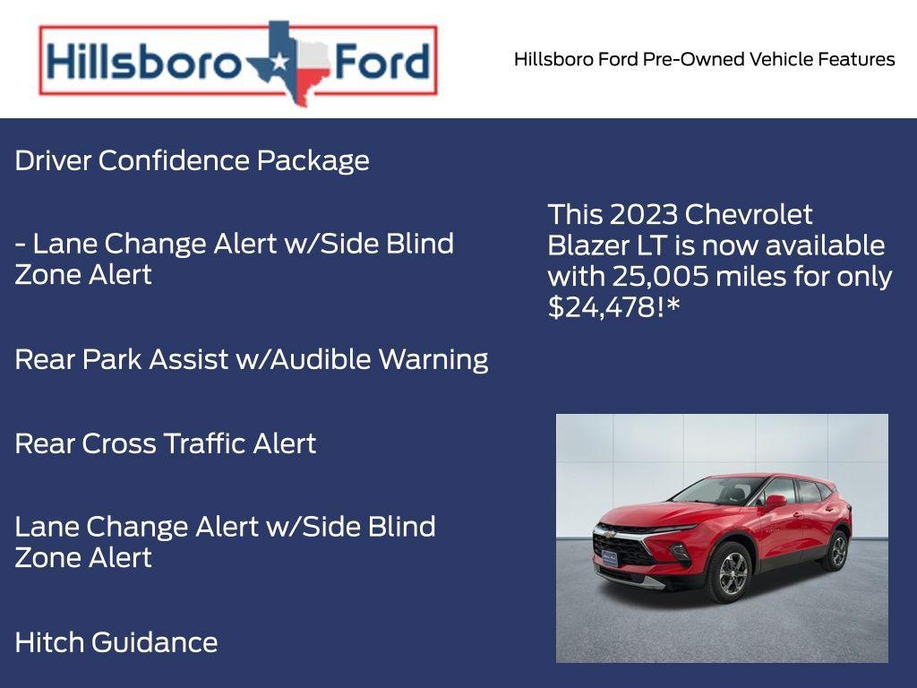 used 2023 Chevrolet Blazer car, priced at $24,478