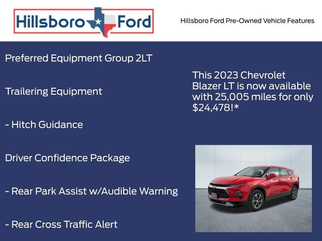 used 2023 Chevrolet Blazer car, priced at $24,478
