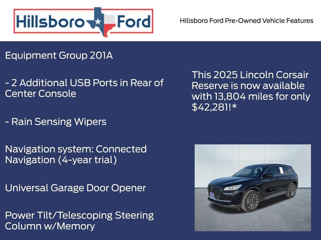 used 2025 Lincoln Corsair car, priced at $42,281