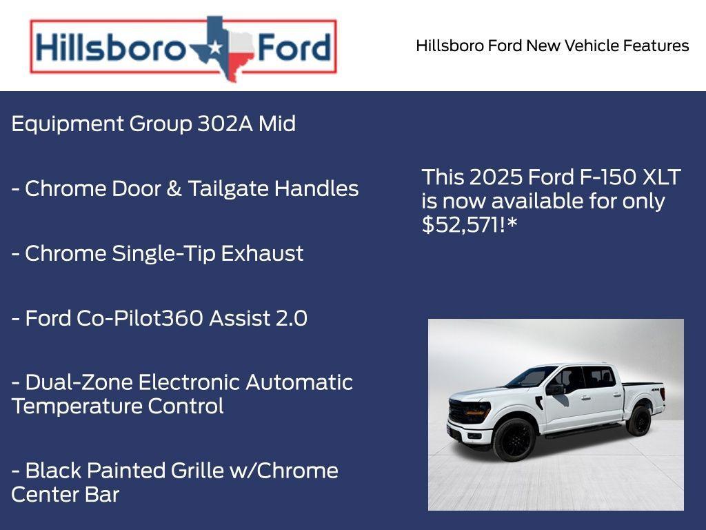 new 2025 Ford F-150 car, priced at $52,571