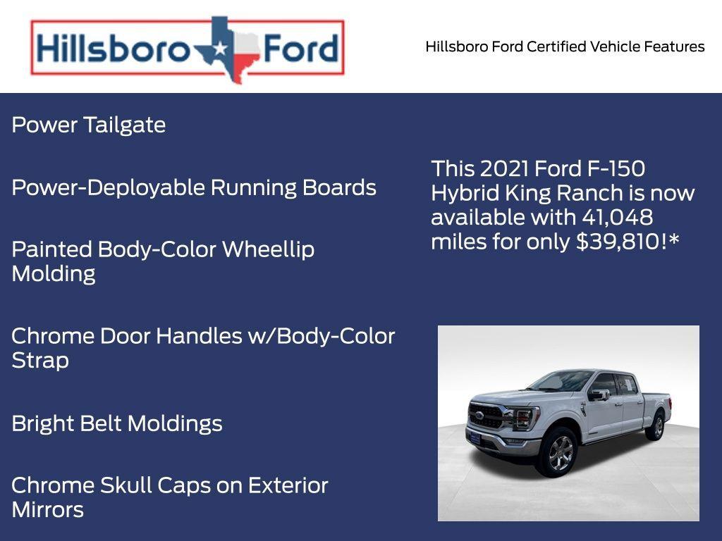used 2021 Ford F-150 car, priced at $39,810