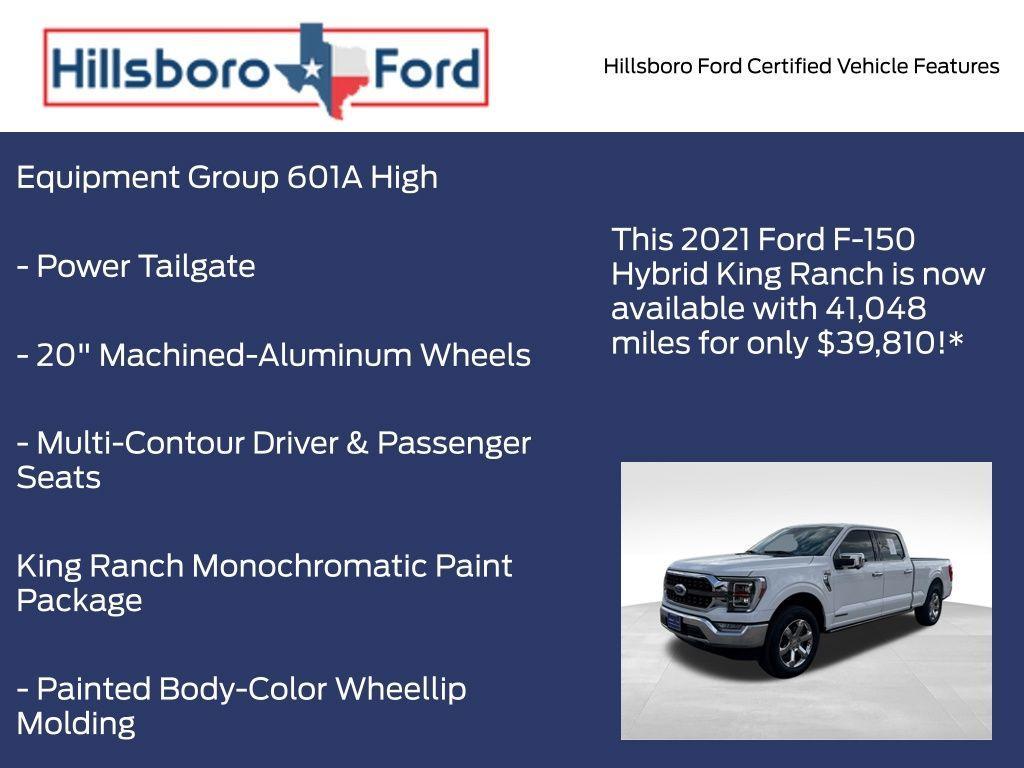 used 2021 Ford F-150 car, priced at $39,810