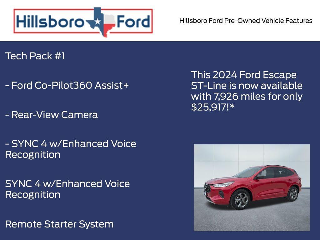 used 2024 Ford Escape car, priced at $25,917