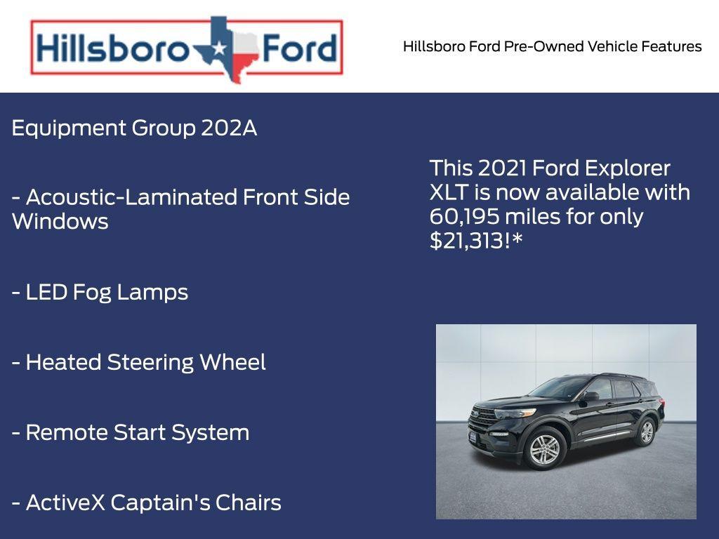used 2021 Ford Explorer car, priced at $21,313