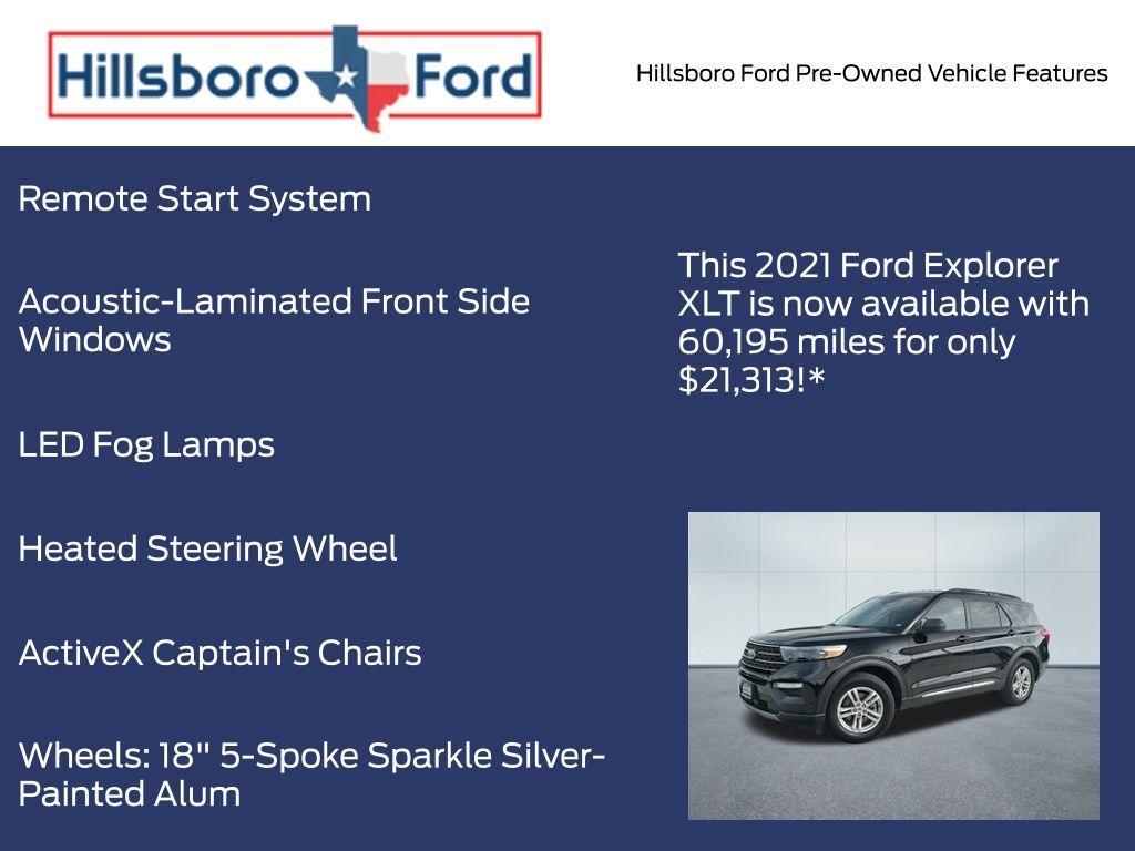 used 2021 Ford Explorer car, priced at $21,313
