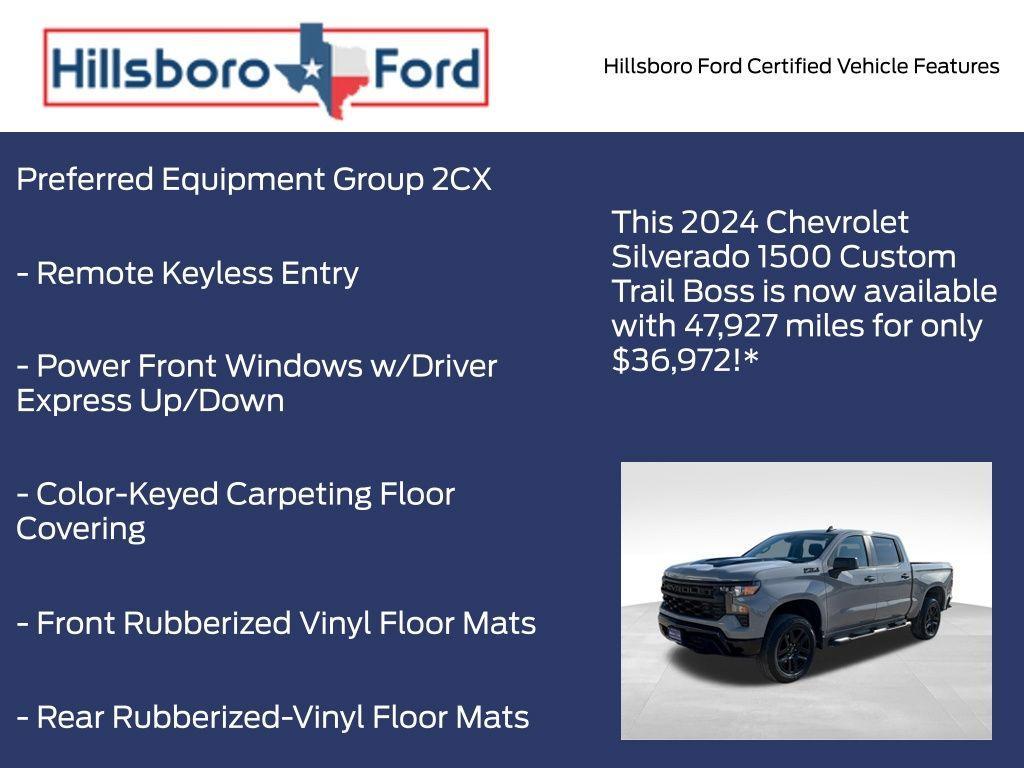 used 2024 Chevrolet Silverado 1500 car, priced at $36,972