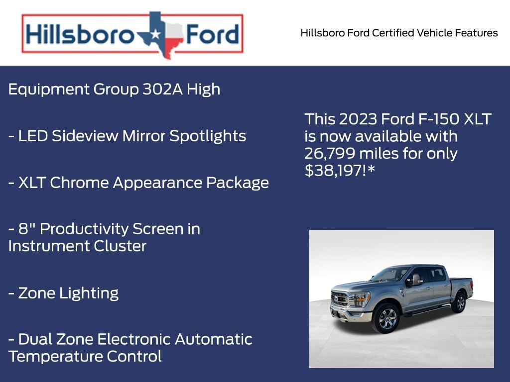 used 2023 Ford F-150 car, priced at $38,197