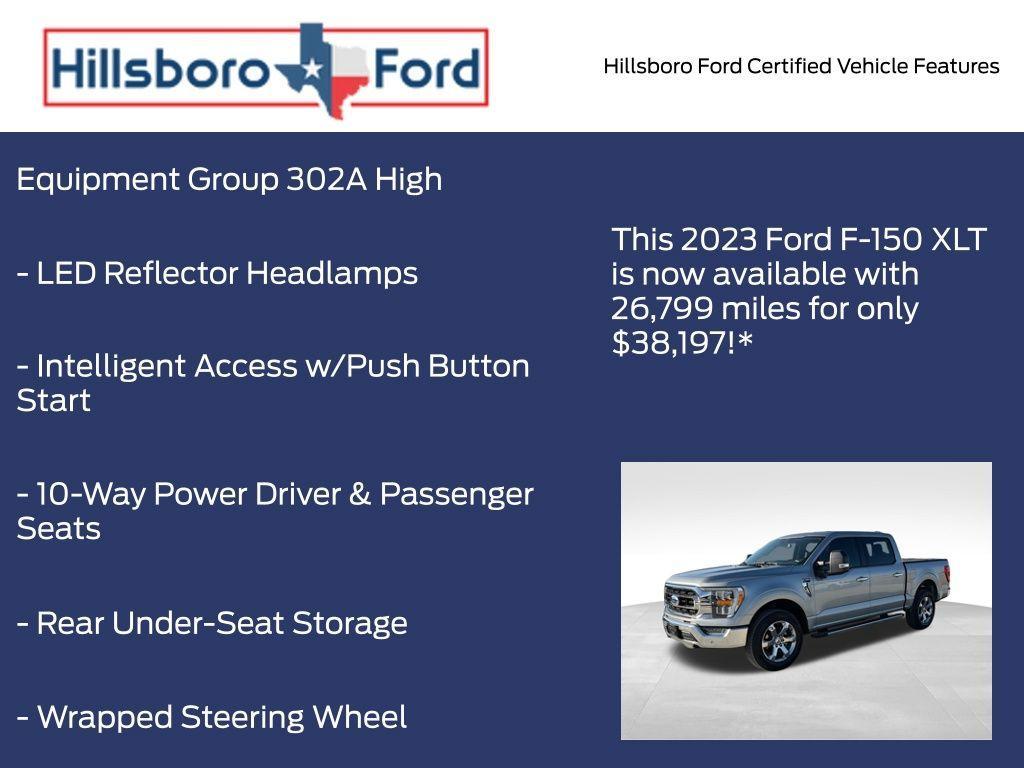 used 2023 Ford F-150 car, priced at $38,197