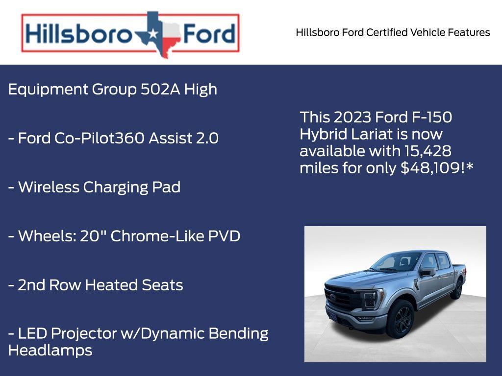 used 2023 Ford F-150 car, priced at $48,109