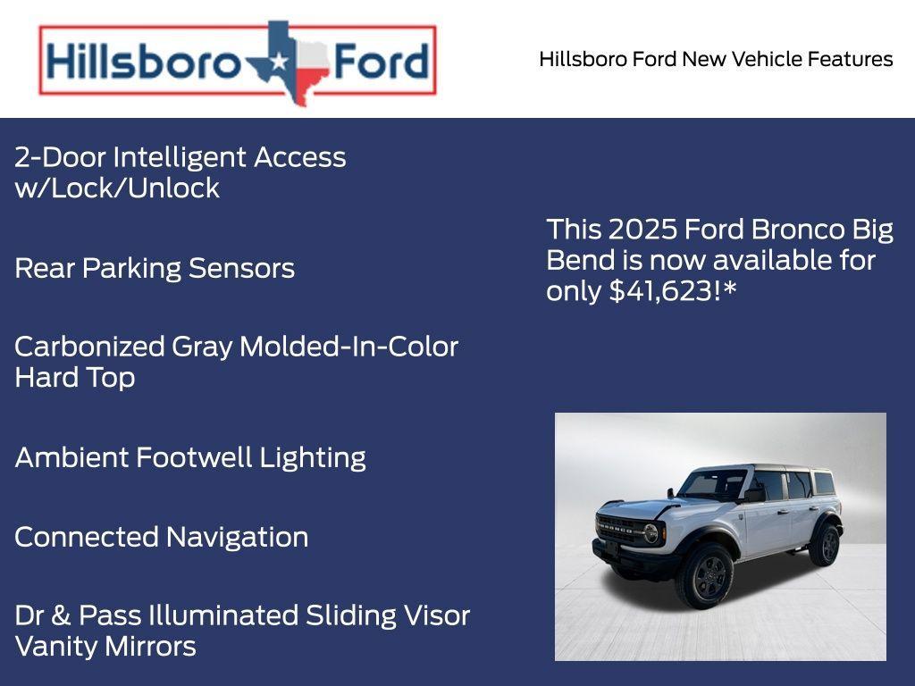 new 2025 Ford Bronco car, priced at $41,623
