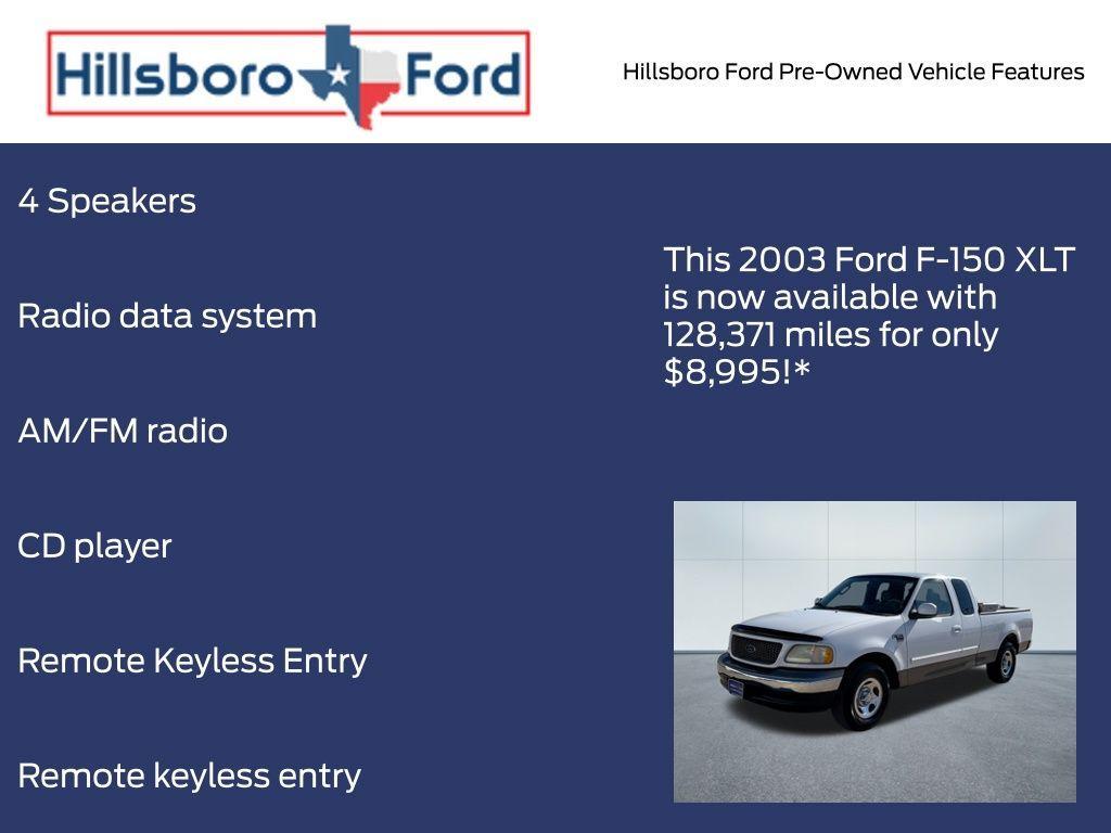 used 2003 Ford F-150 car, priced at $8,995