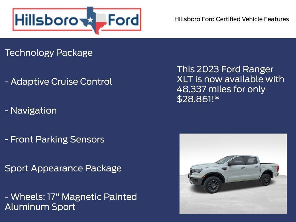 used 2023 Ford Ranger car, priced at $28,861