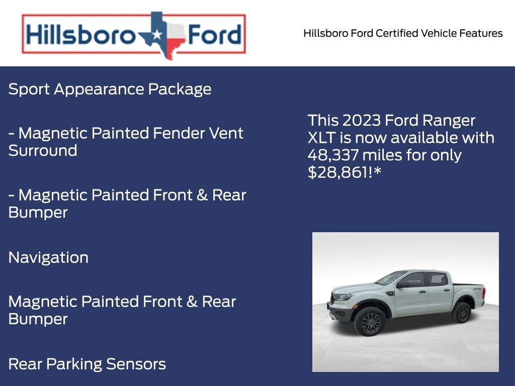used 2023 Ford Ranger car, priced at $28,861