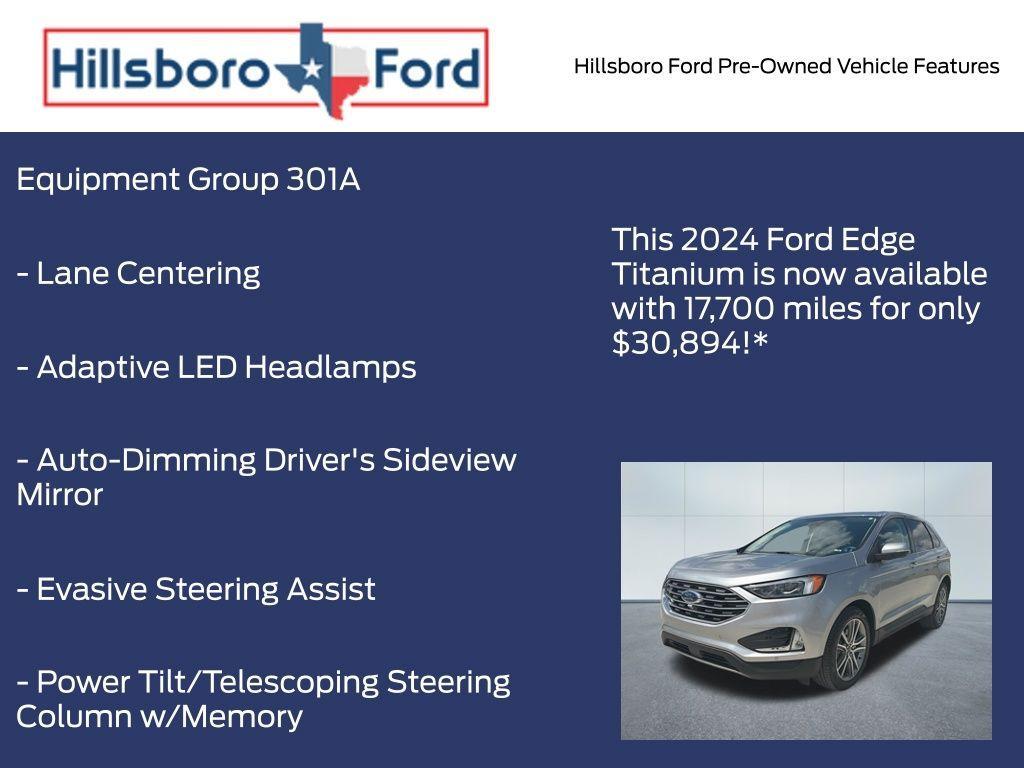 used 2024 Ford Edge car, priced at $30,894