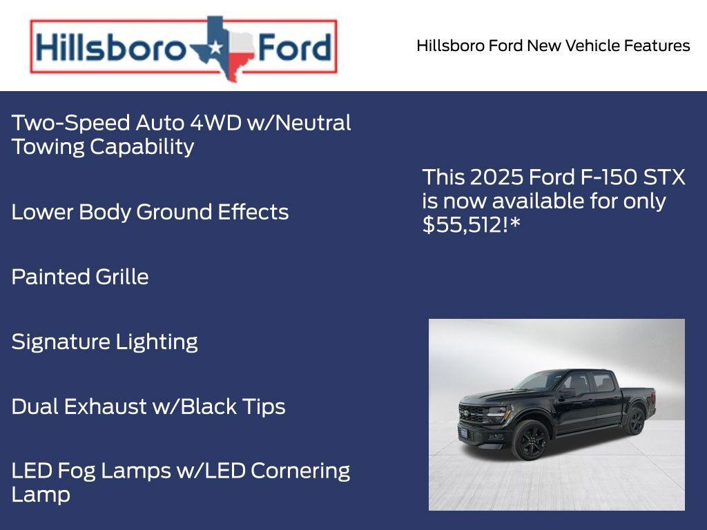 new 2025 Ford F-150 car, priced at $55,512