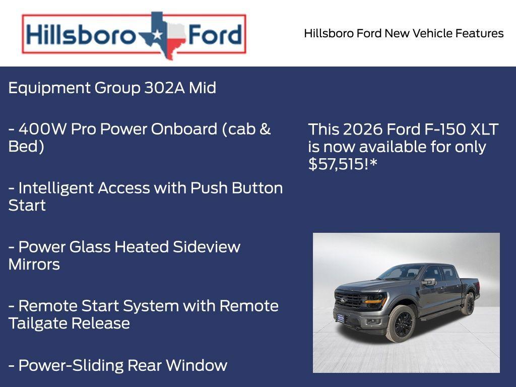new 2026 Ford F-150 car, priced at $57,515